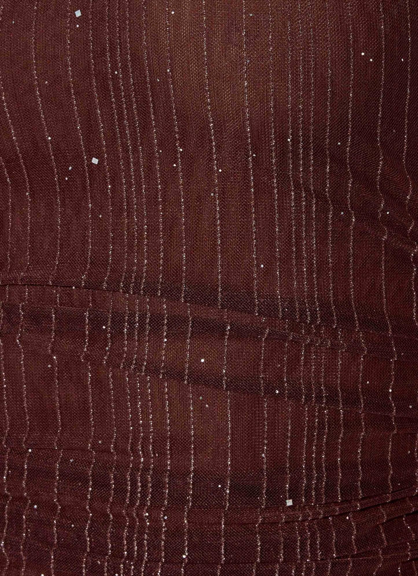 Sparkling Night Maxi Skirt - Chocolate