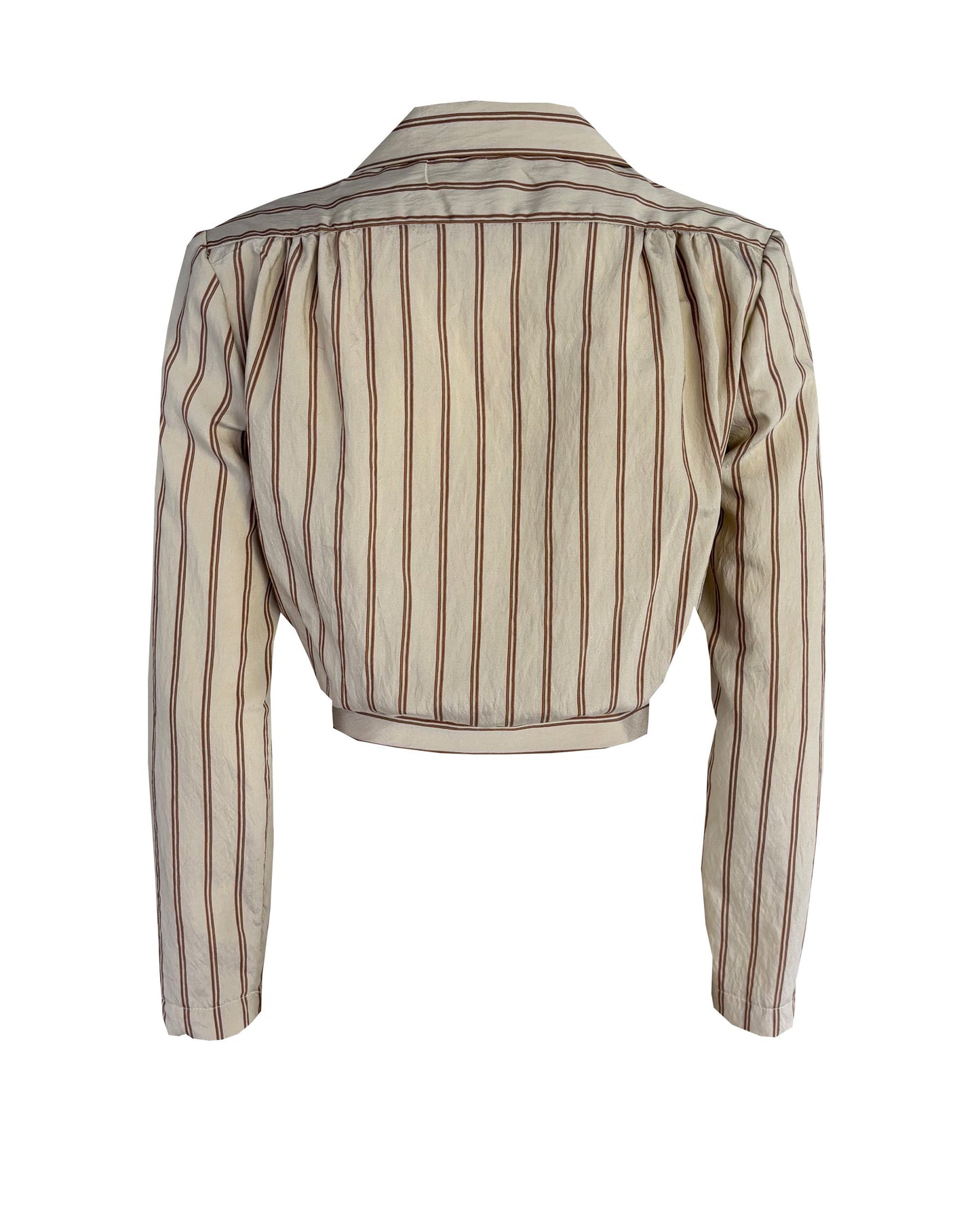 1930s Amelia Blouse - Oakline Stripe