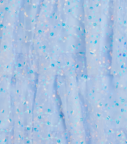 May Sequin Tulle Tiered Skater Dress