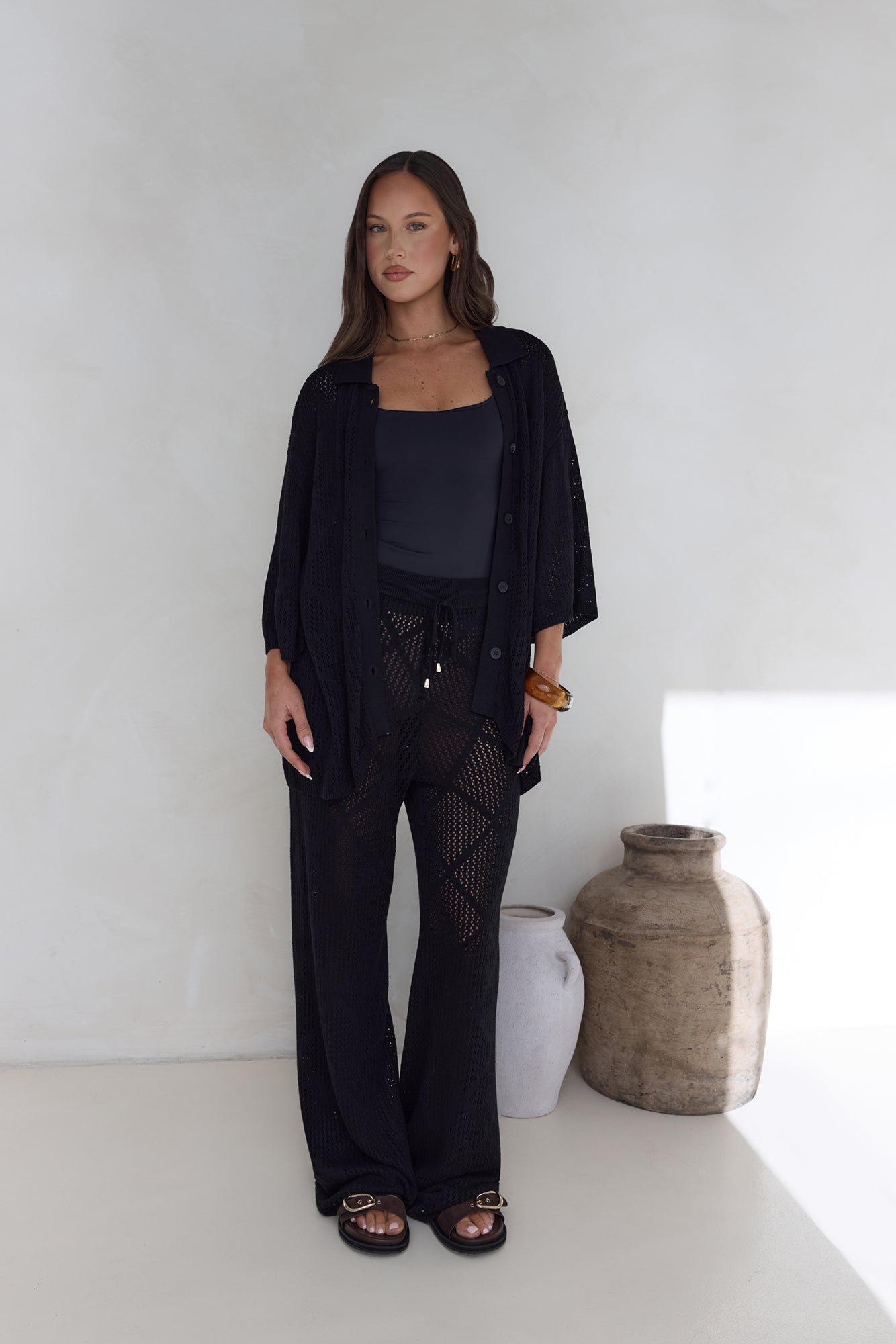 Coral Sands Top Black