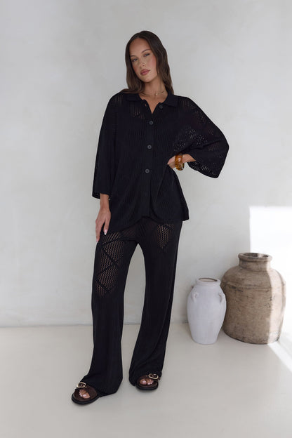 Coral Sands Top Black