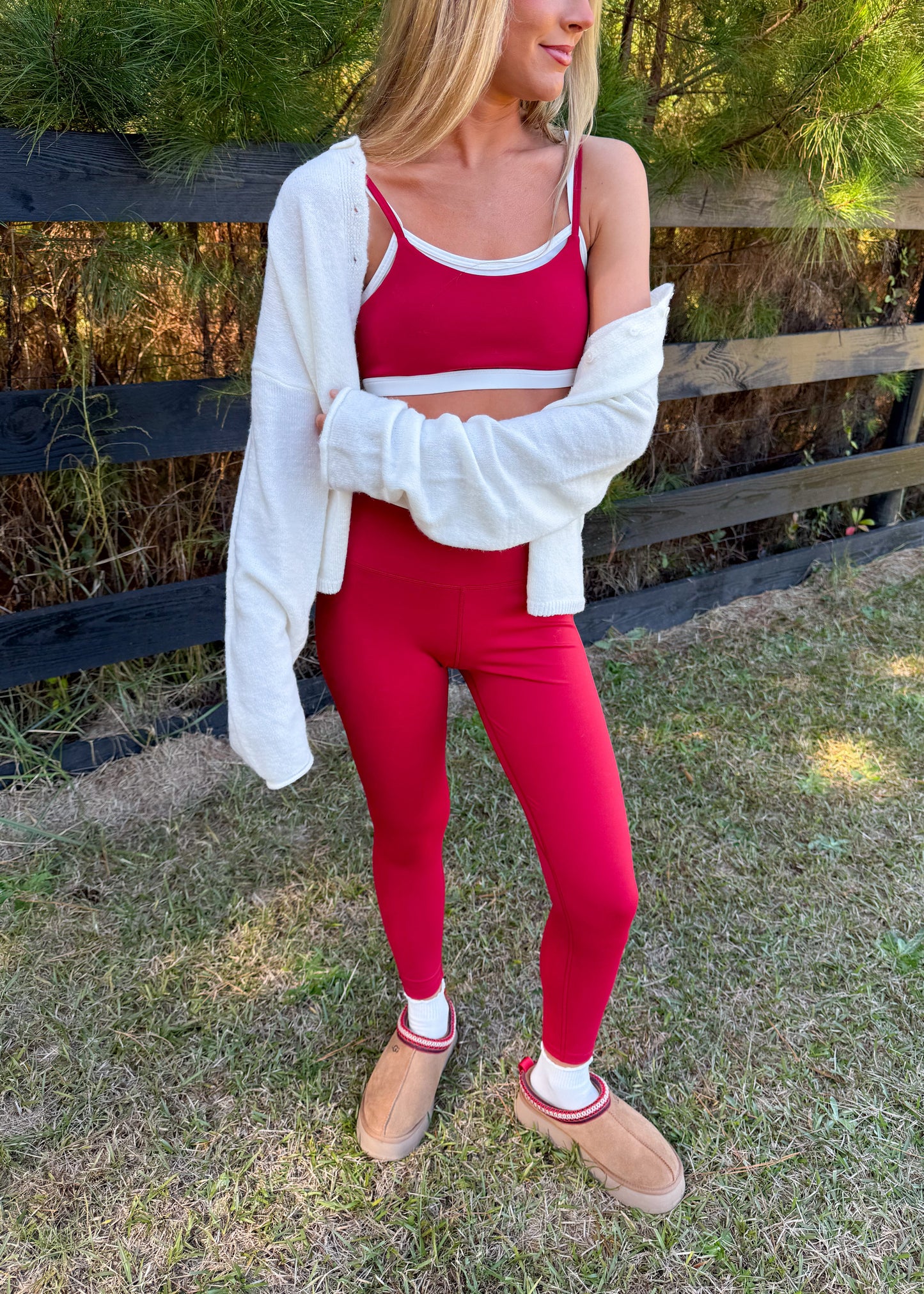 Janelle Contrast Waist Leggings