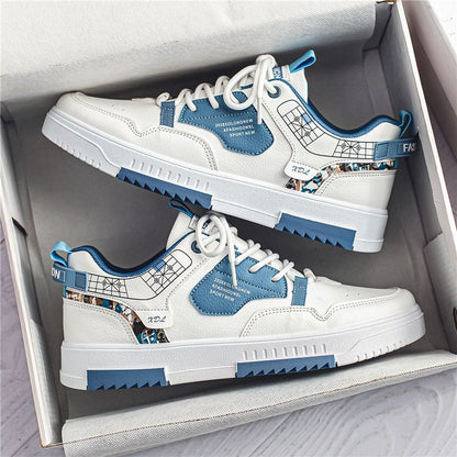 White Low-Top Sports Casual Shoes