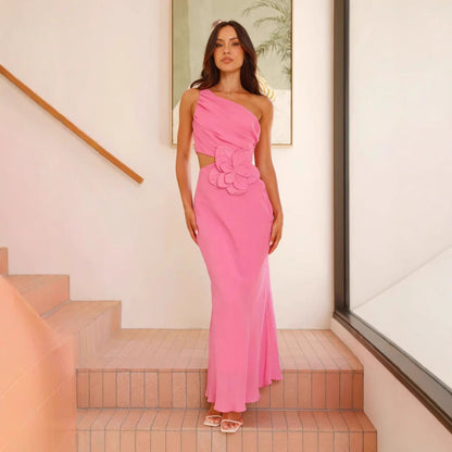 Slim Solid Color Tube Top Dress