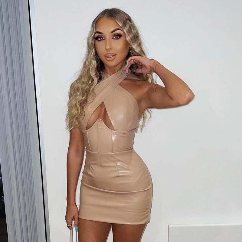 Popular Halter Topless Slimming Sheath Sleeveless