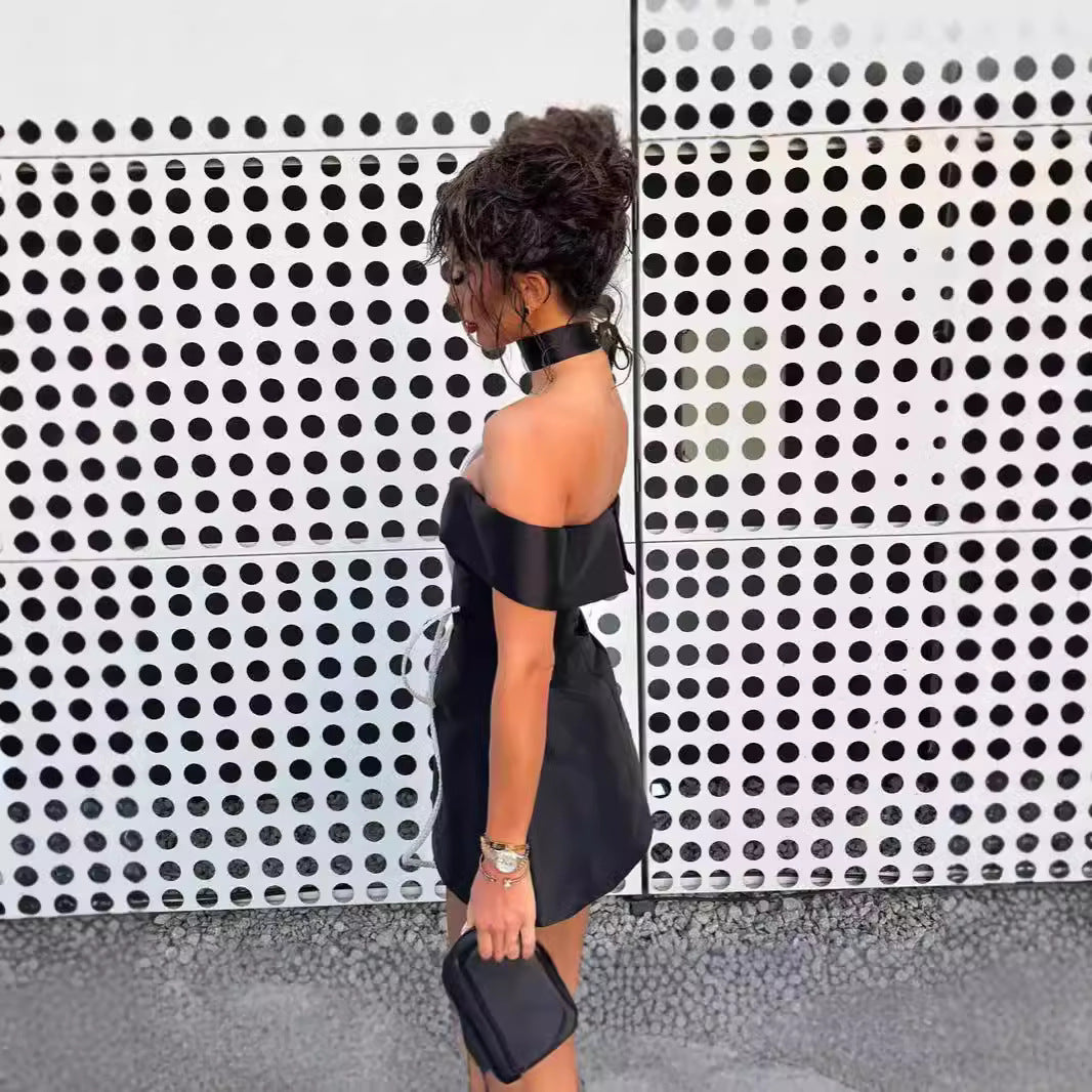Slimming Floral Tube Top Bandage One Piece Dress Short Bandage