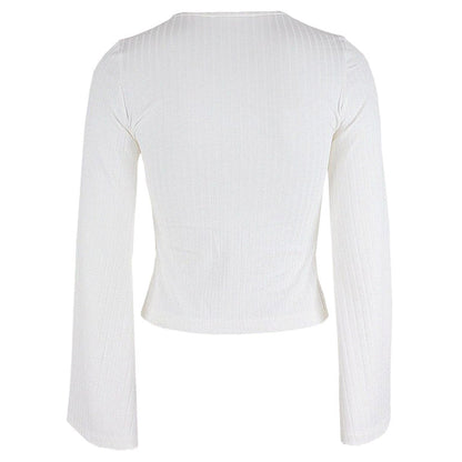 Portrait Fashion Ribbed Top