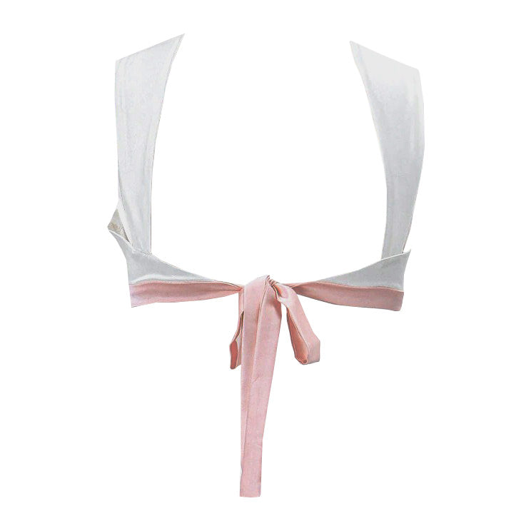 Portrait Fashion Satin Bow Tie Top
