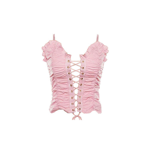 Princess Lace Up Top