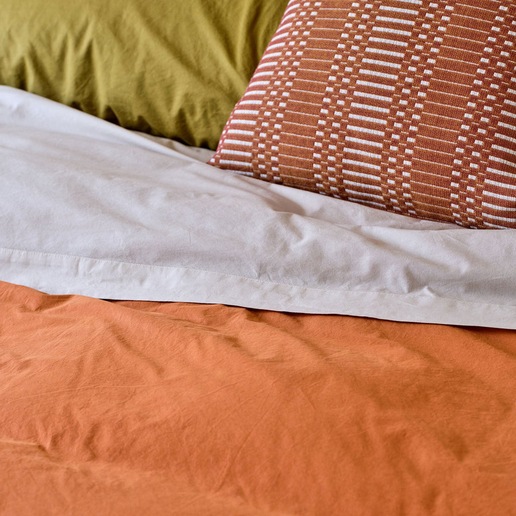 Percale Cotton Pillowcase in Isabela Beige (Set of 2)