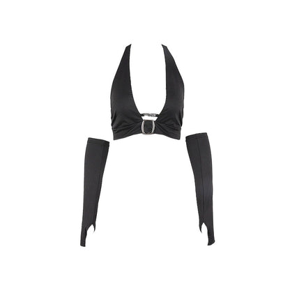 Risk Business Top & Arm Gloves Set