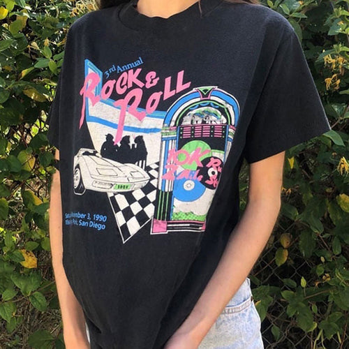 Rock N  Roll Graphic T-Shirt