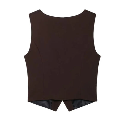 Side Slit Top Pocket Sashes Design Pant Suit