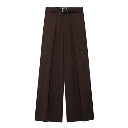 Side Slit Top Pocket Sashes Design Pant Suit