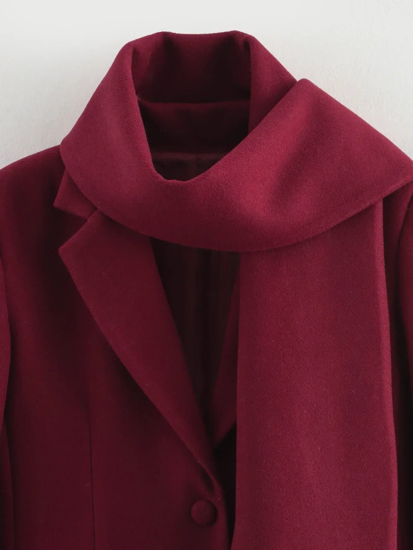 Woolen Blazer Jacket  Loose Long Sleeve Coat