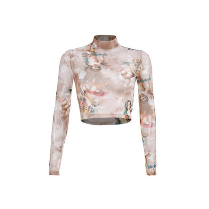Taupe Angel Top