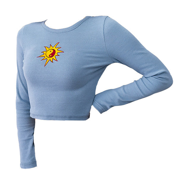 Ying Yang Long Sleeve Top