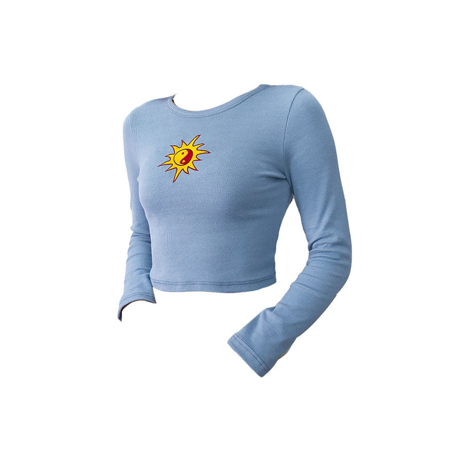Ying Yang Long Sleeve Top